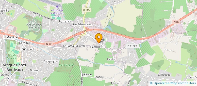 localisation de l'entreprise NF TRANSPORTS EXCEPTIONNELS  BEYCHAC-ET-CAILLAU