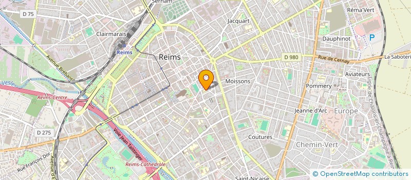 localisation de l'entreprise NF2T  REIMS