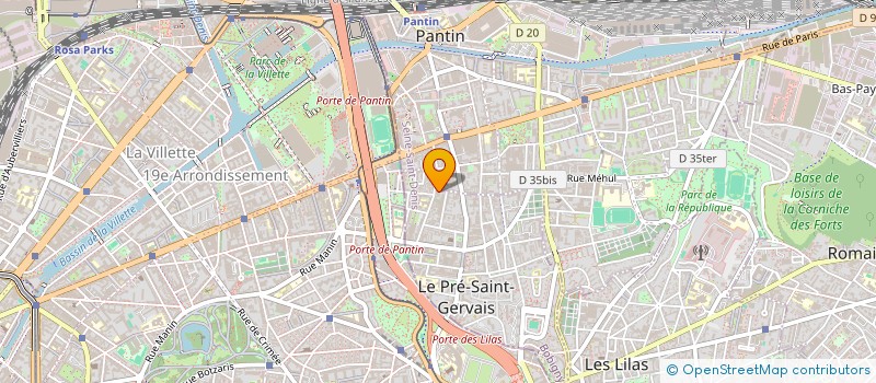 localisation de l'entreprise NF3D à LE PRE-SAINT-GERVAIS