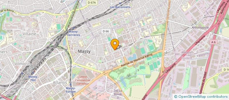 localisation de l'entreprise NF4 CONSULTING à MASSY