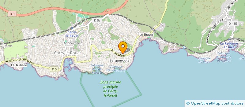 localisation de l'entreprise NF5  CARRY-LE-ROUET