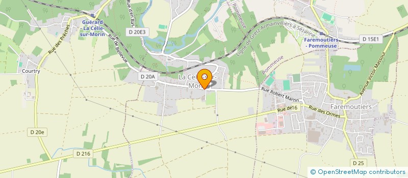 localisation de l'entreprise NF77 à LA CELLE-SUR-MORIN