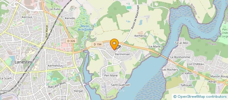 localisation de l'entreprise NFA FOOD  LANESTER