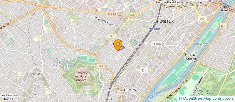 localisation de l'entreprise NFB INGENIERIE à SURESNES