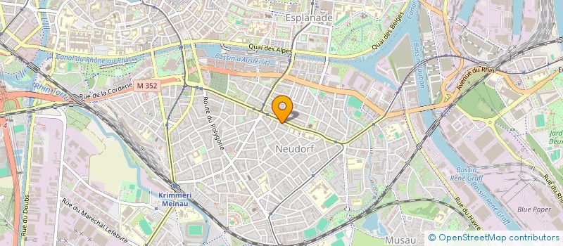 localisation de l'entreprise NFB SANTE à STRASBOURG