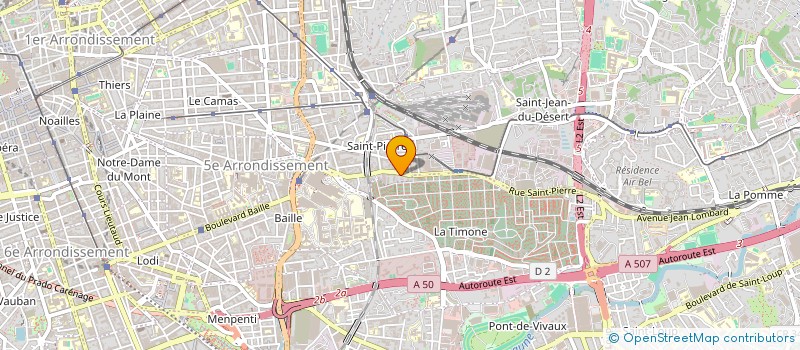localisation de l'entreprise NFC DISTRIBUTION à MARSEILLE