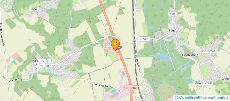 localisation de l'entreprise NFC PREVENTION  NEUILLY-SOUS-CLERMONT