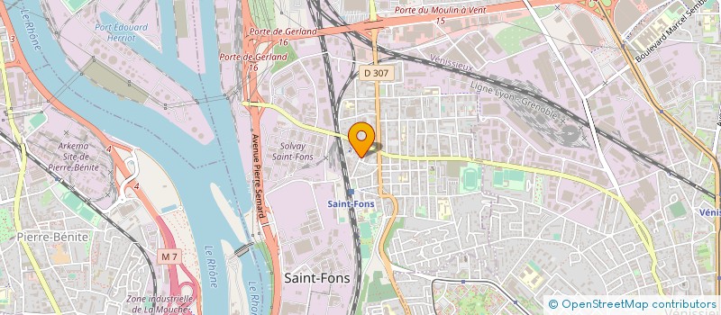 localisation de l'entreprise NFC RENOVATION à SAINT-FONS