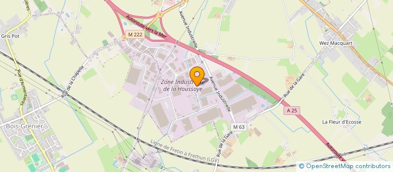 localisation de l'entreprise NFC SUPANORD à LA CHAPELLE-D'ARMENTIERES