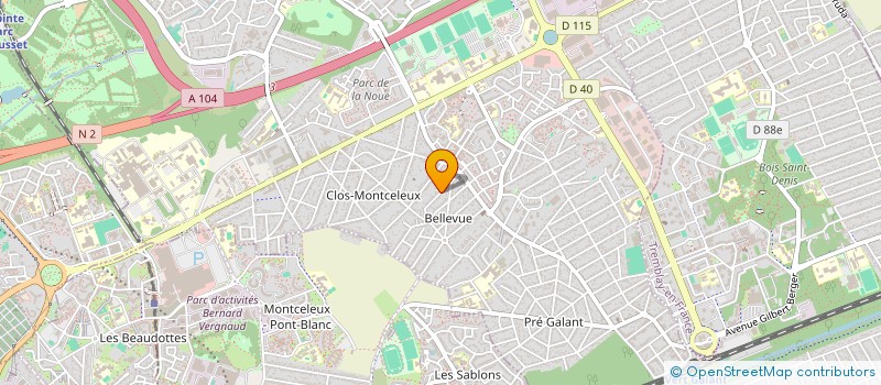 localisation de l'entreprise NFCARD à VILLEPINTE