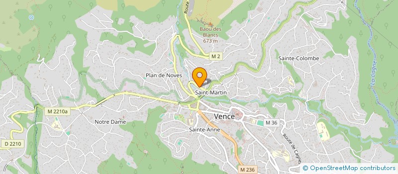 localisation de l'entreprise NFCD  VENCE