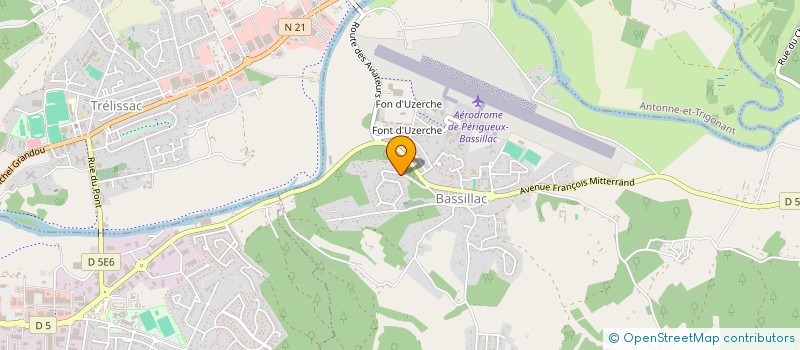 localisation de l'entreprise NFCU  BASSILLAC ET AUBEROCHE