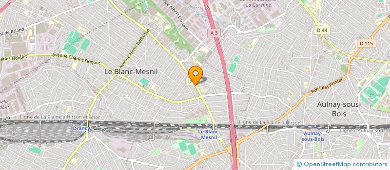 localisation de l'entreprise NFD à LE BLANC-MESNIL