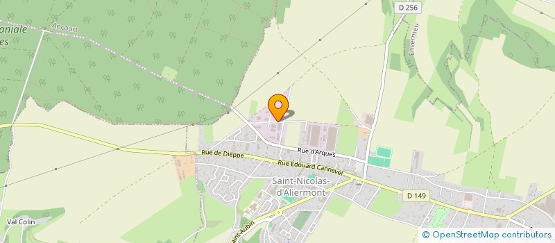 localisation de l'entreprise NFD CONTROLE à SAINT-NICOLAS-D'ALIERMONT