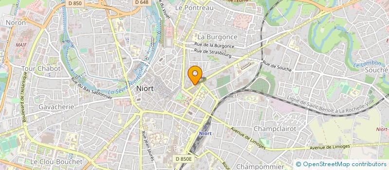 localisation de l'entreprise NFDJ  NIORT