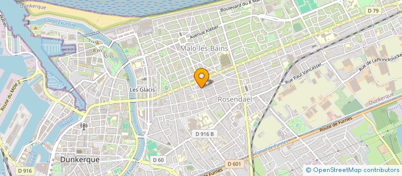 localisation de l'entreprise NFGS à DUNKERQUE