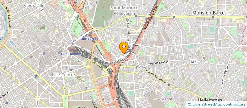 localisation de l'entreprise NFH INVEST à LILLE