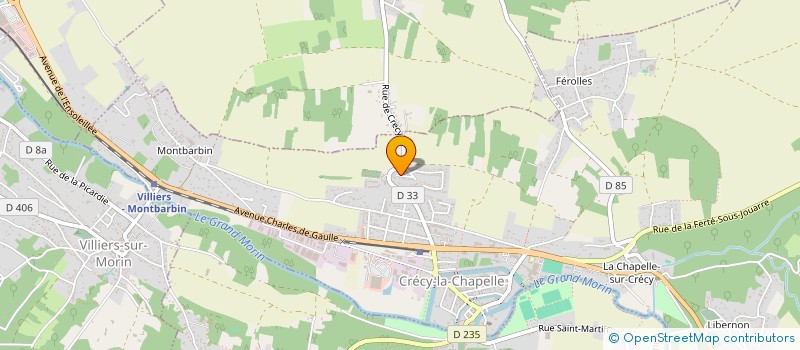 localisation de l'entreprise NFI  CRECY-LA-CHAPELLE