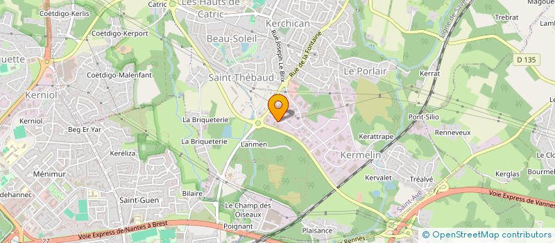 localisation de l'entreprise NFK à SAINT-AVE