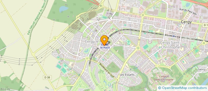 localisation de l'entreprise NFK VTC  CERGY