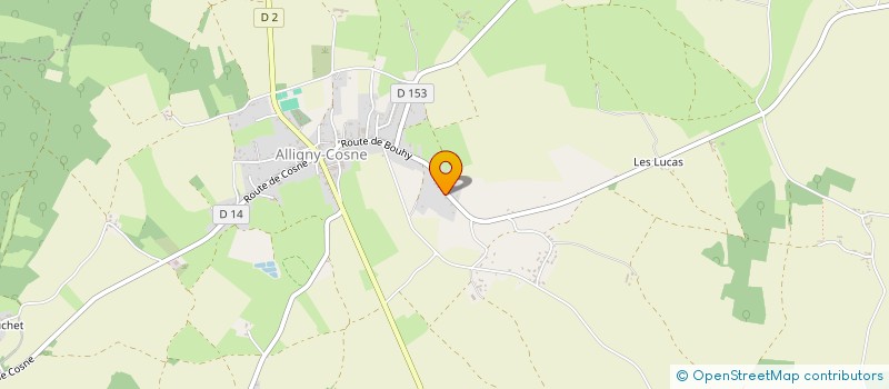 localisation de l'entreprise NFL à ALLIGNY-COSNE
