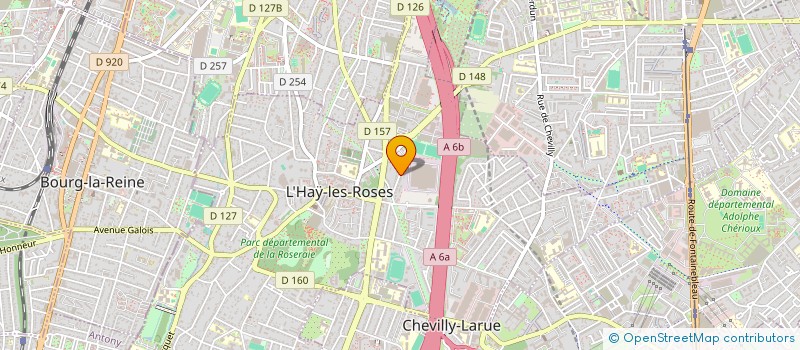 localisation de l'entreprise NFL (NARDONE FRUITS ET LEGUMES)  L'HAY-LES-ROSES