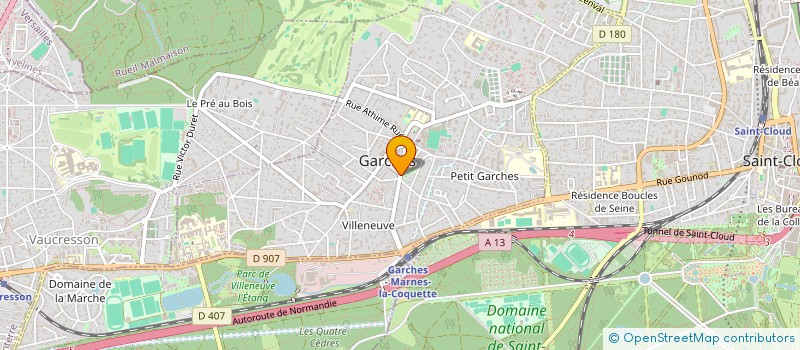 localisation de l'entreprise NFLB RENOVATION à GARCHES