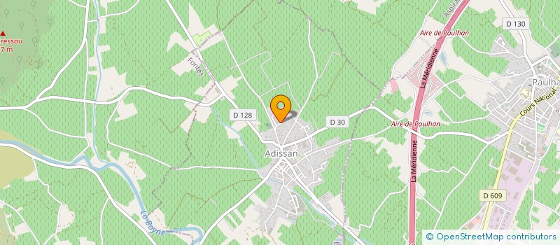 localisation de l'entreprise NFM EVENEMENTS à ADISSAN