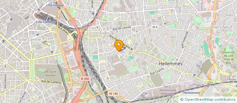 localisation de l'entreprise NFM INVEST à LILLE