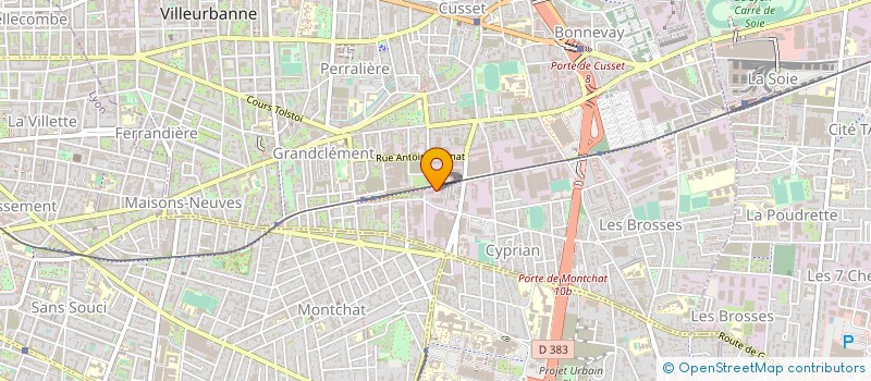 localisation de l'entreprise NFM TECHNOLOGIES à VILLEURBANNE