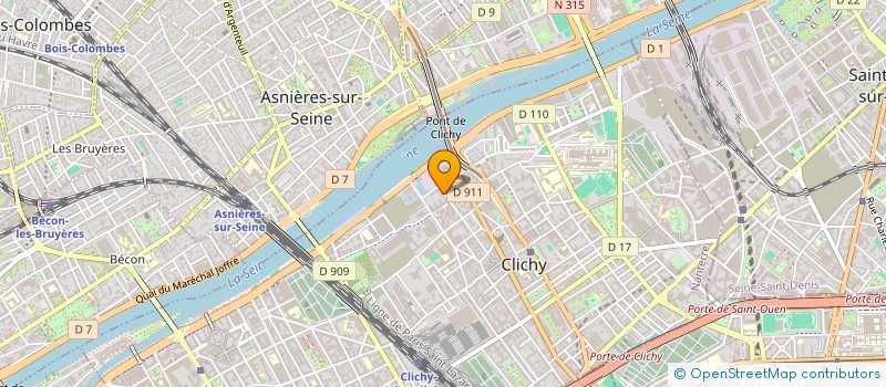 localisation de l'entreprise NFMD à CLICHY