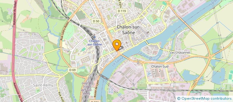 localisation de l'entreprise NFO CONSEILS & MARKETING à CHALON-SUR-SAONE