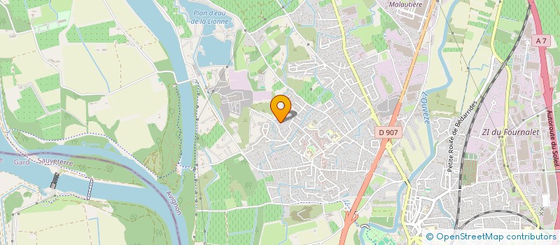 localisation de l'entreprise NFO VAUCLUSE  SORGUES