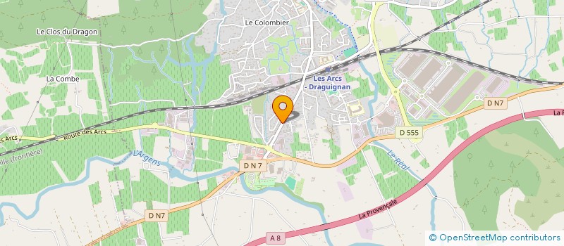 localisation de l'entreprise NFP à LES ARCS
