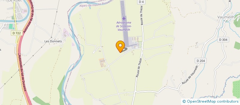 localisation de l'entreprise NFP FERMETURES  SISTERON