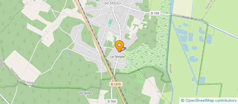 localisation de l'entreprise NFP SERVICES  SAINT-VIVIEN-DE-MEDOC