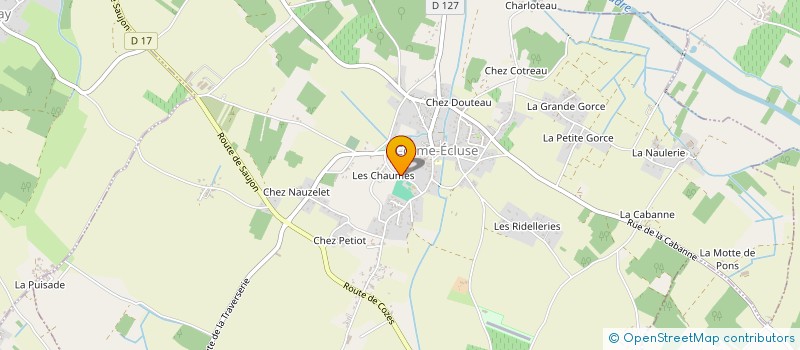 localisation de l'entreprise NFP1  CORME-ECLUSE