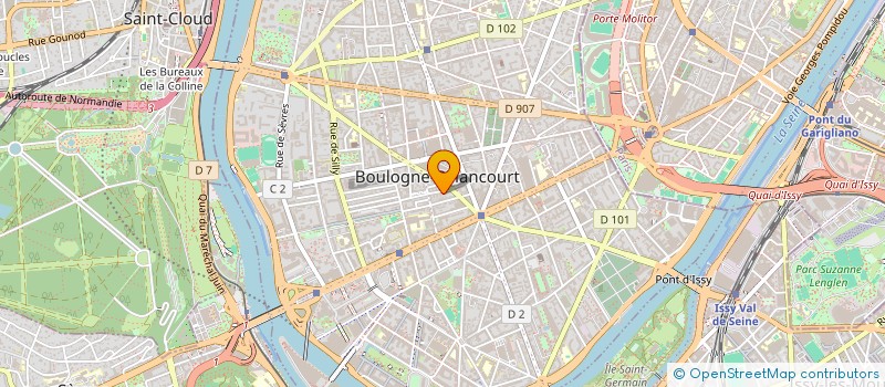 localisation de l'entreprise NFQ CONSULTING  BOULOGNE-BILLANCOURT