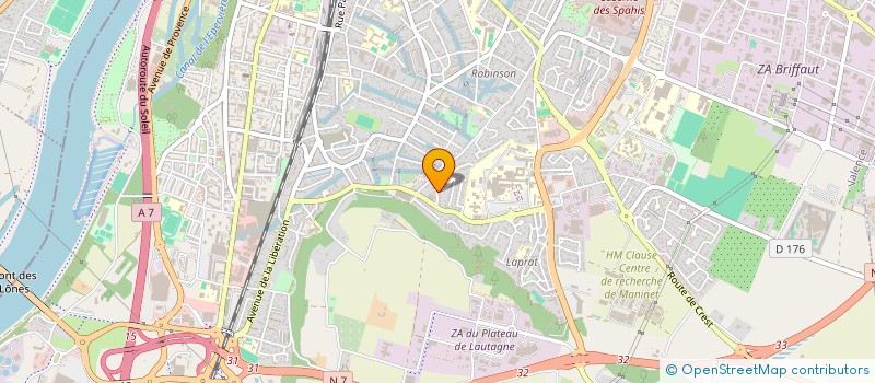 localisation de l'entreprise NFR  VALENCE