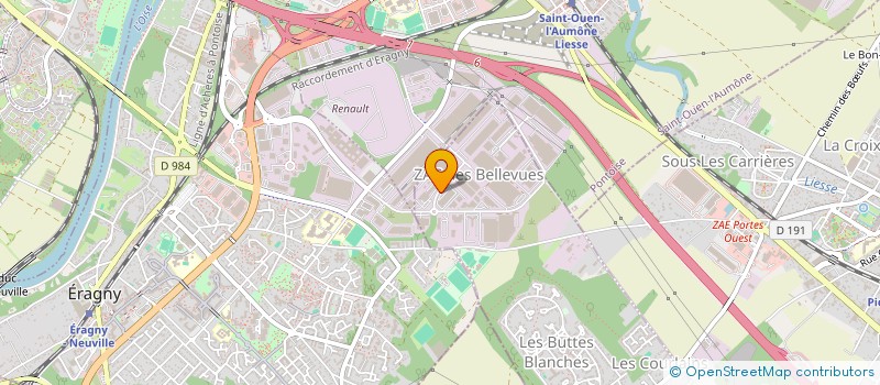 localisation de l'entreprise NFS CARS  HERBLAY-SUR-SEINE