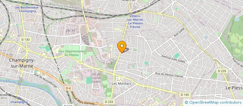 localisation de l'entreprise NFS IMMO  CHAMPIGNY-SUR-MARNE