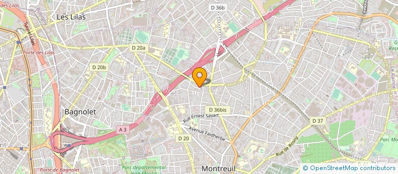localisation de l'entreprise NFT à MONTREUIL
