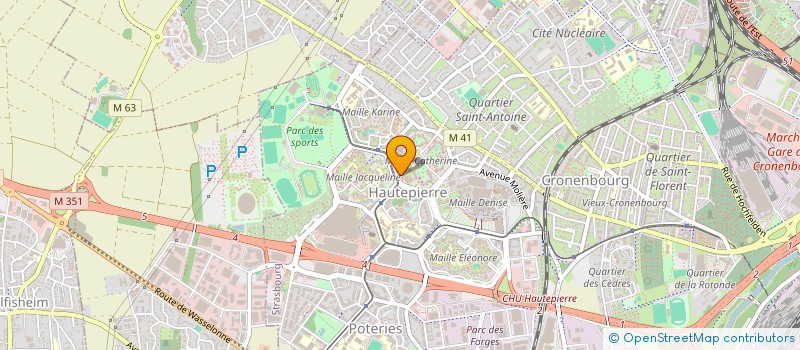 localisation de l'entreprise NFT à STRASBOURG
