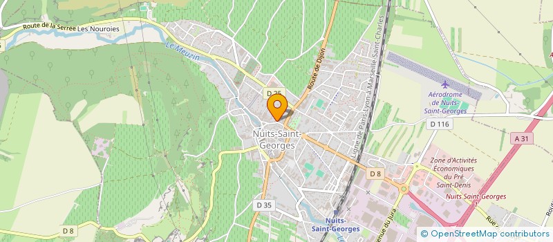 localisation de l'entreprise NFX à NUITS-SAINT-GEORGES