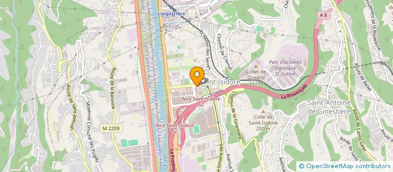 localisation de l'entreprise NFY PARTNERS à NICE