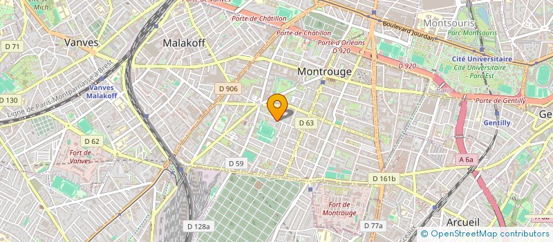 localisation de l'entreprise NFYJEN DRIVE  MONTROUGE