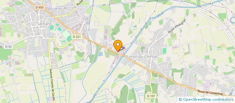 localisation de l'entreprise NG  CARPENTRAS