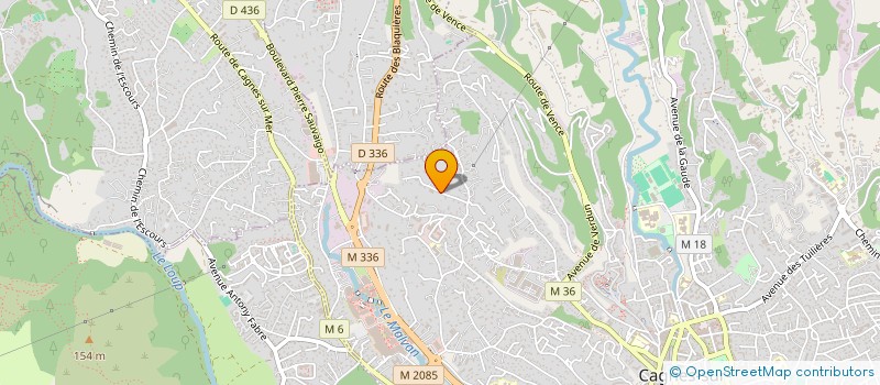 localisation de l'entreprise NG à CAGNES-SUR-MER
