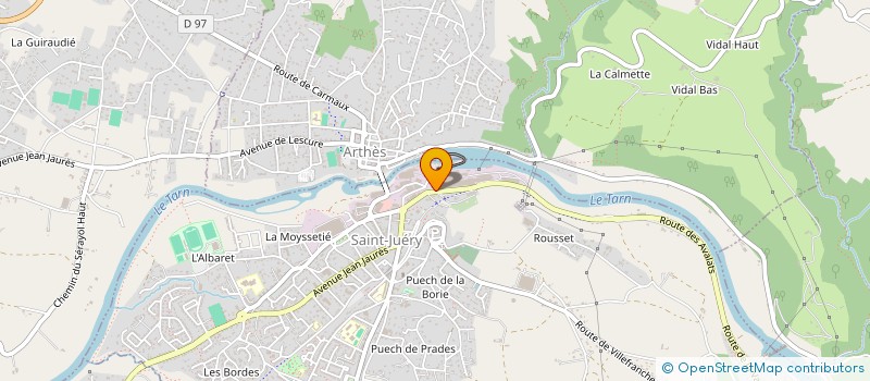 localisation de l'entreprise NG ARCAMA  SAINT-JUERY