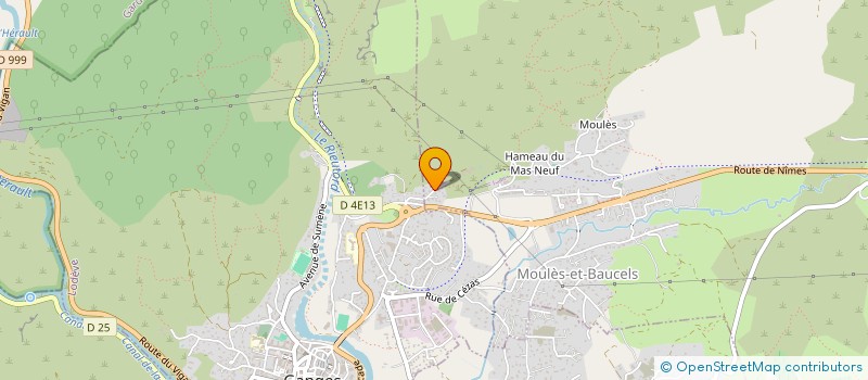 localisation de l'entreprise NG ASSURANCES  MOULES-ET-BAUCELS